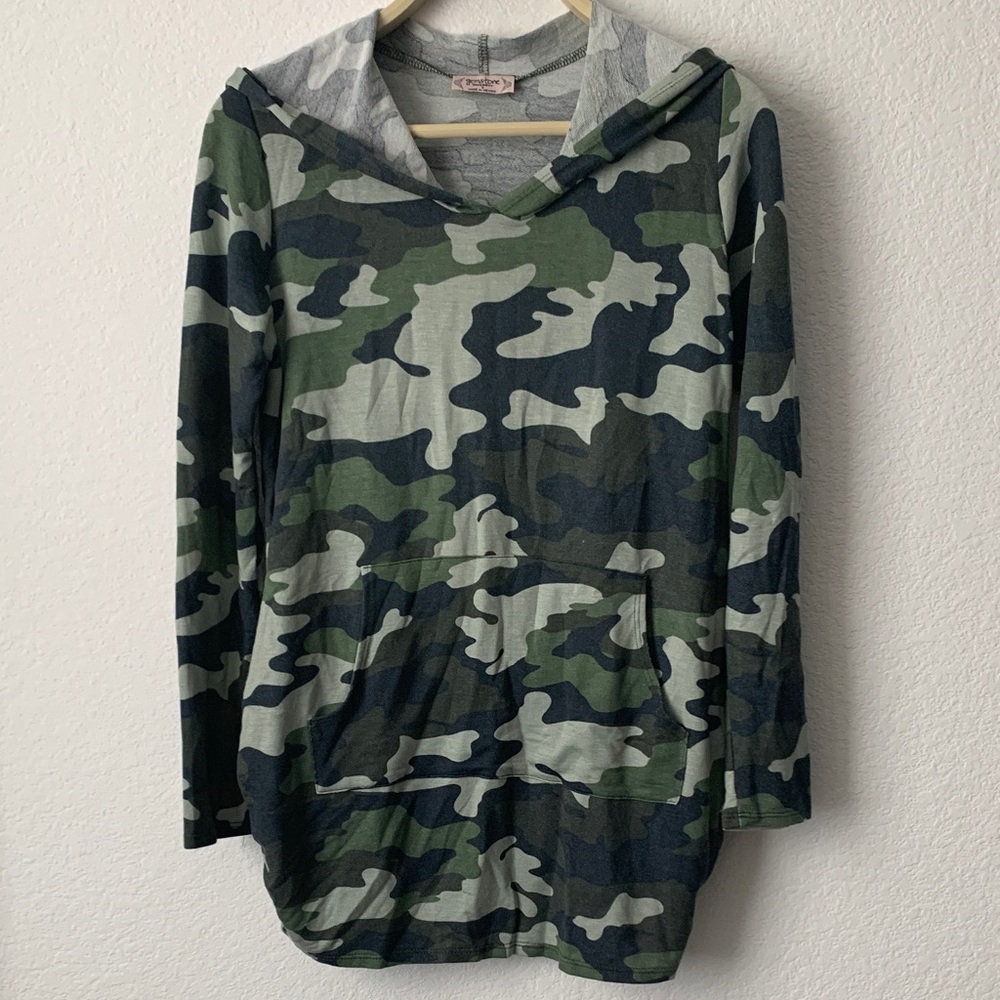 Stylish Camouflage Women's Hoodie